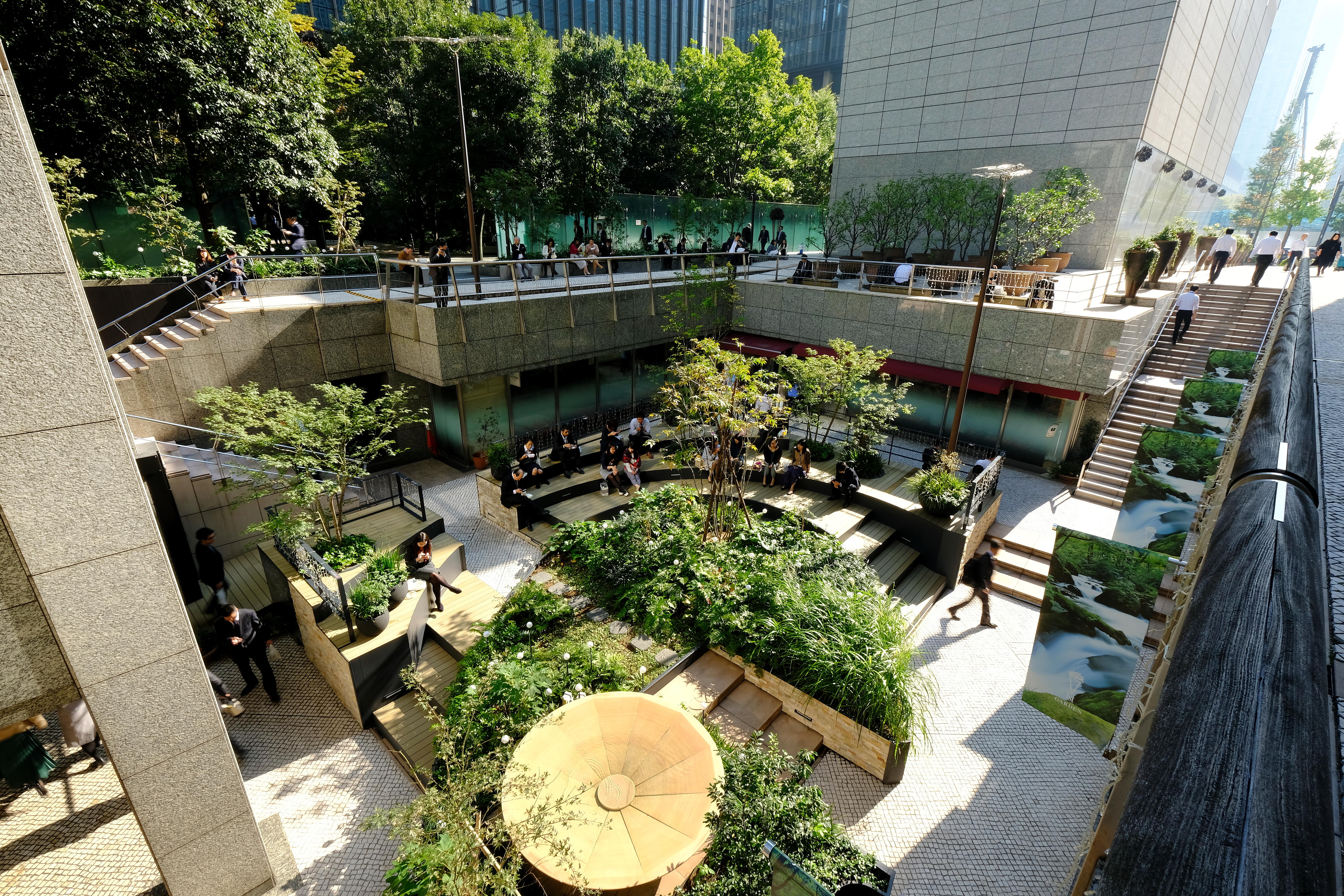 An image of the interior of Otemachi First Square