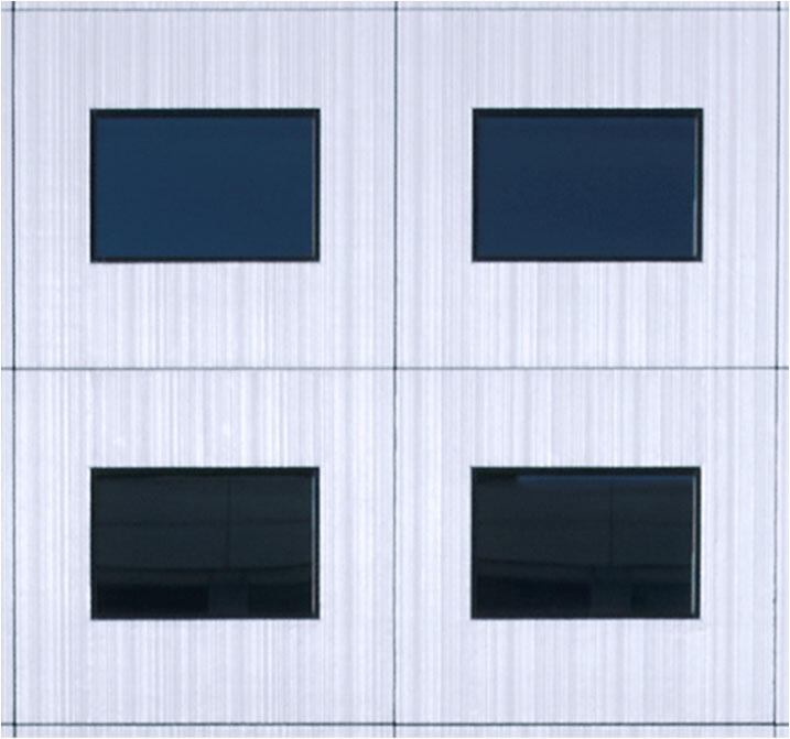 Image of the exterior wall of the guest room area
