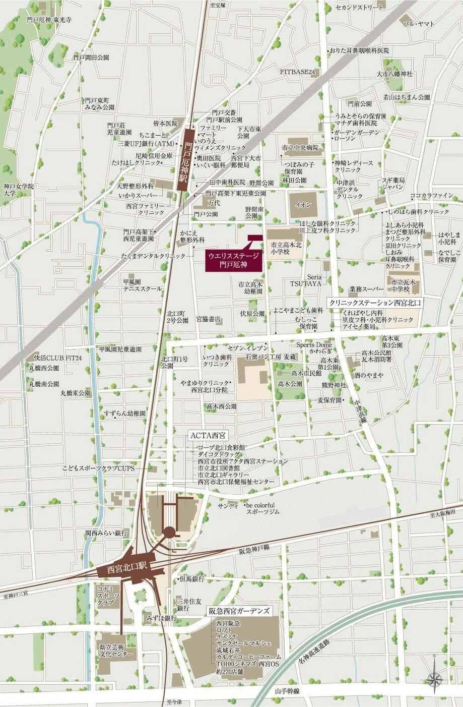 Image of local guide map