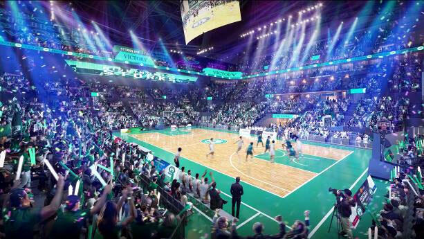Image of a basketball game