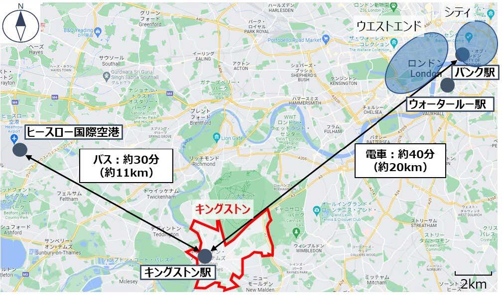 Wide area map image