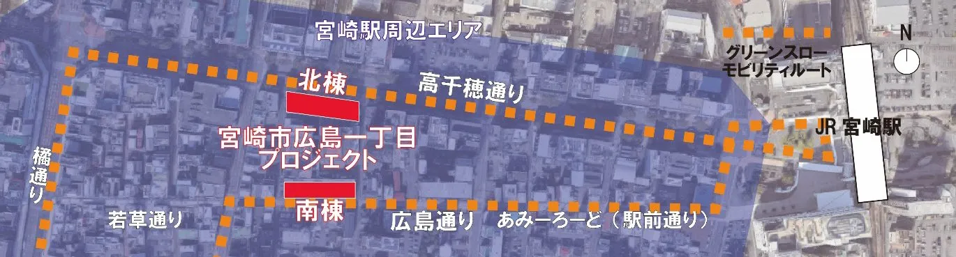 Surrounding area map