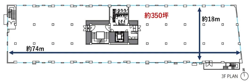 North building 3rd floor office floor plan