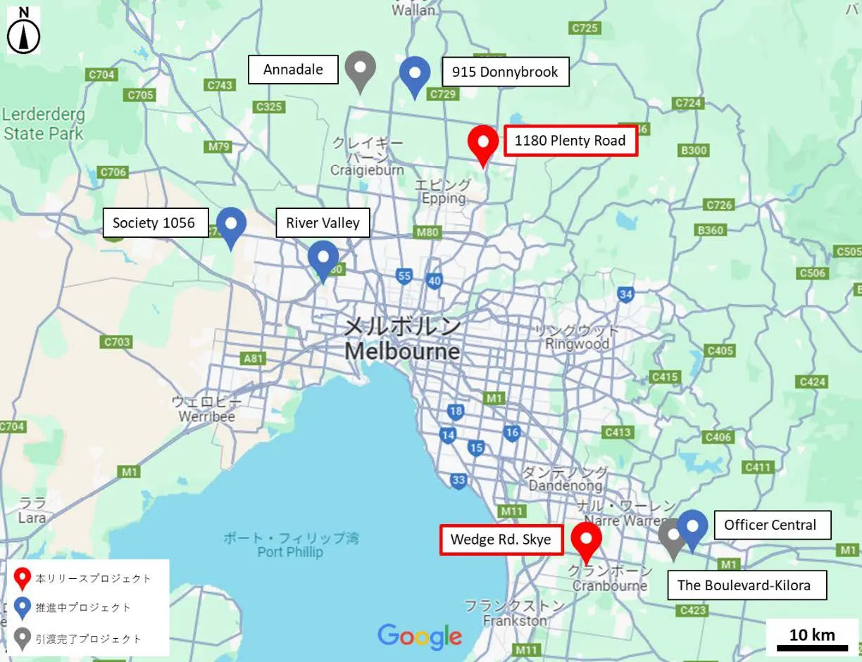 Image of our residential land sales project near Melbourne