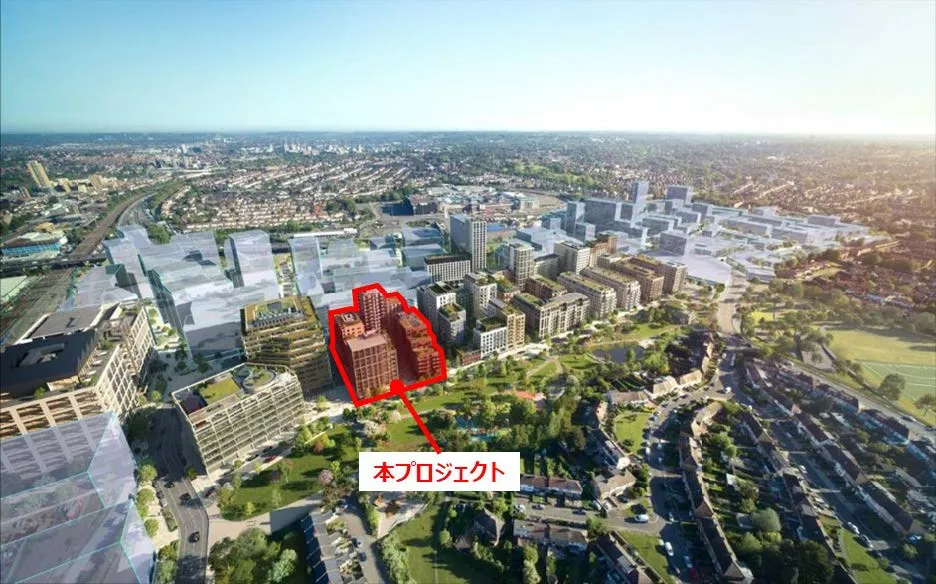 Image of development of the entire area