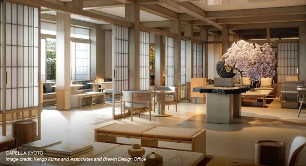Image of the Capella Living Room in the first floor lobby