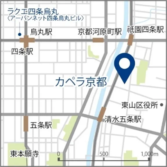 Capella Kyoto location map image