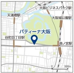 Patina Osaka location map image
