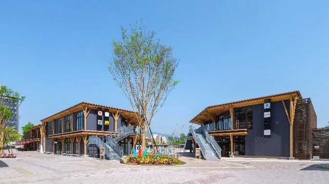 The main entrance of the park