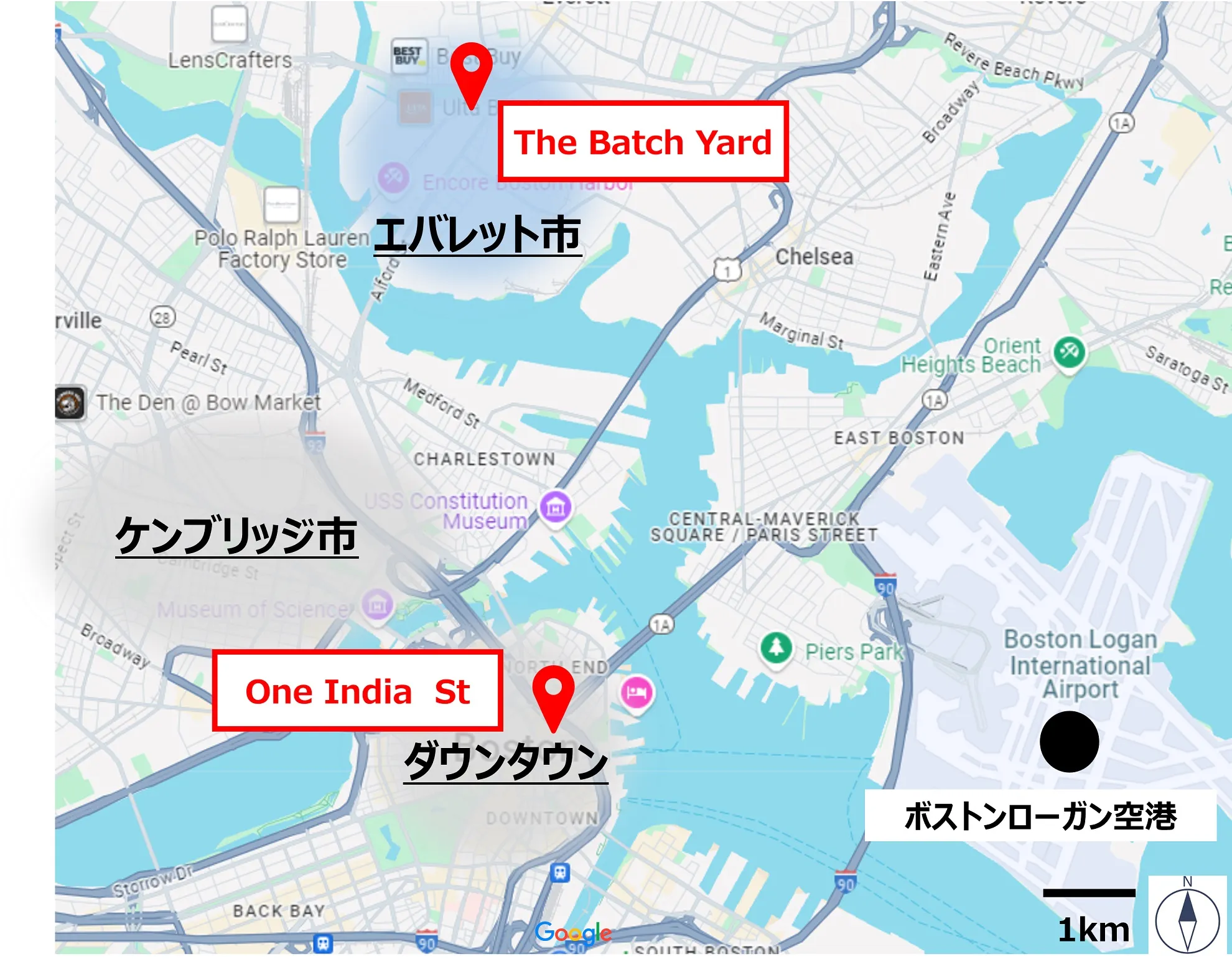 Boston metropolitan area map