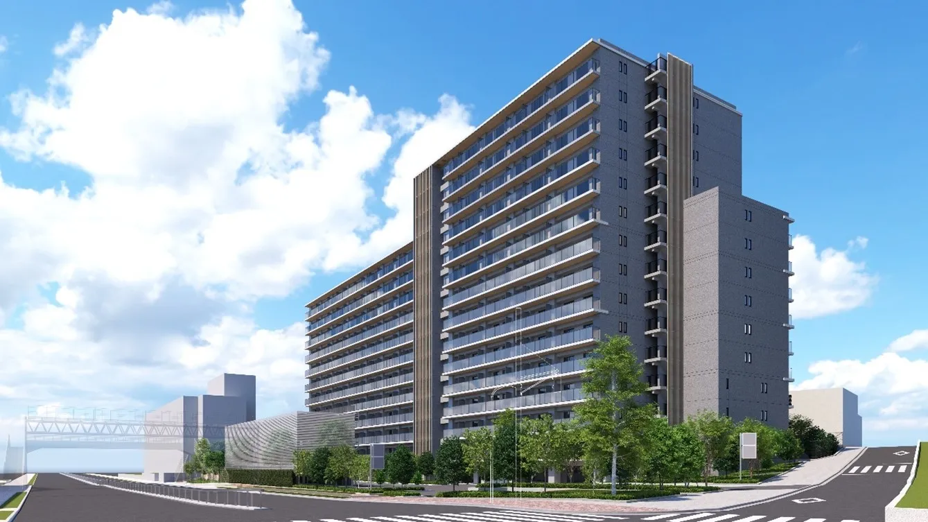 CG rendering of the completed exterior