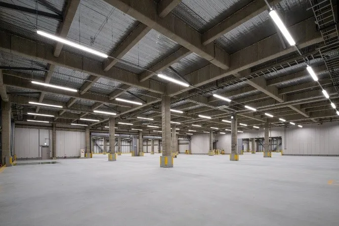 Inside the warehouse