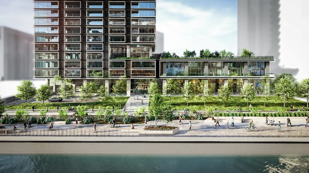 Low-rise front (perspective drawing)
