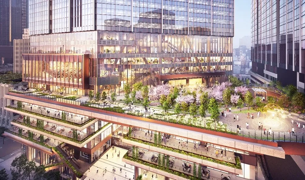 Industrial support facilities and public space concept