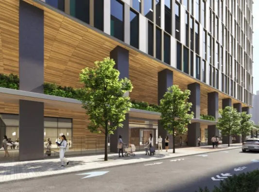 ≪Image of the pedestrian space along Ward Road No. 675≫