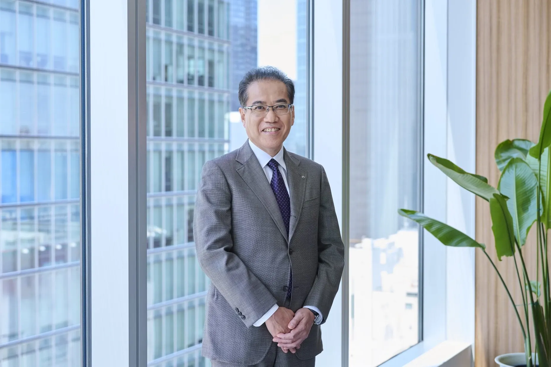 秋葉原UDXとともに、池田社長の写真