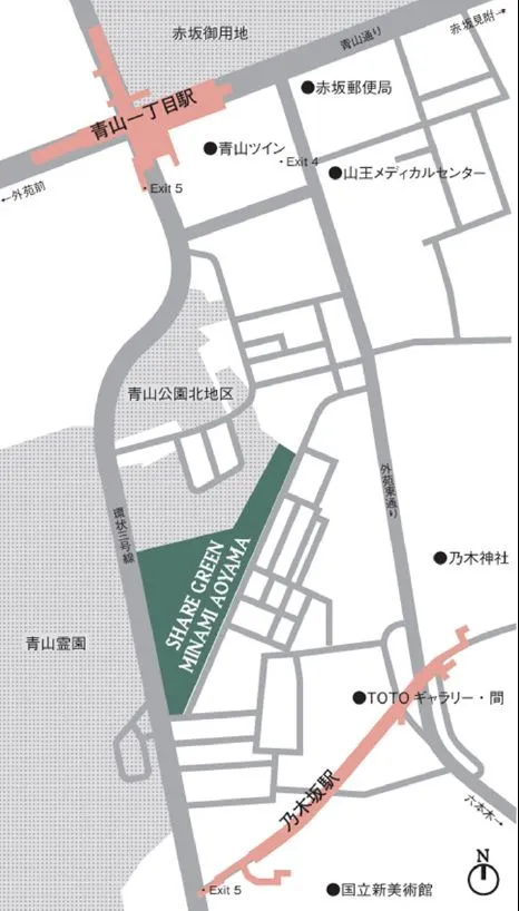 「SHARE GREEN MINAMI AOYAMA」について