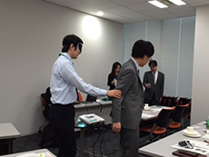 Photo First-hand experience of visual impairment and guiding 