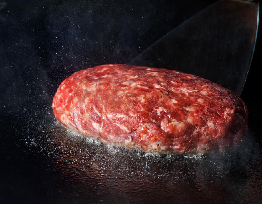 Hokkaido-produced hamburger