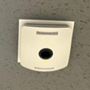 A camera for measuring traffic volume has been installed at the entrance to the underground passage on the first basement floor of the North building.